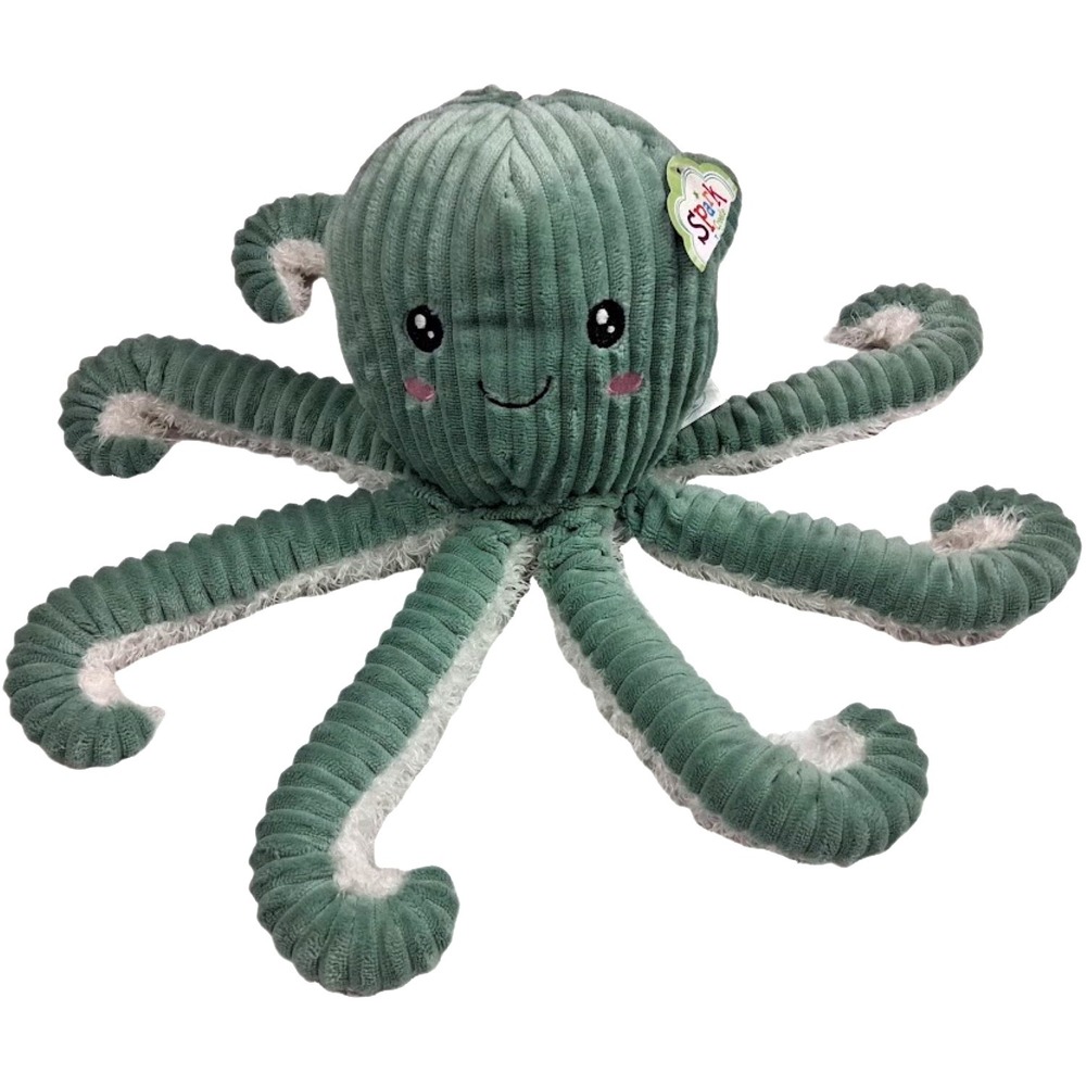 Plush Octopus Spark Create Imagine Stuffed Animal‎ Toy Walmart Rattle Ribbed NWT